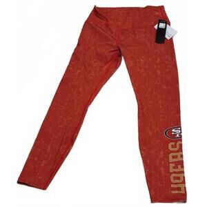 FOCO NFL Forever Collectables Team Apparel Red Women's Fashion Leggings Size XL
